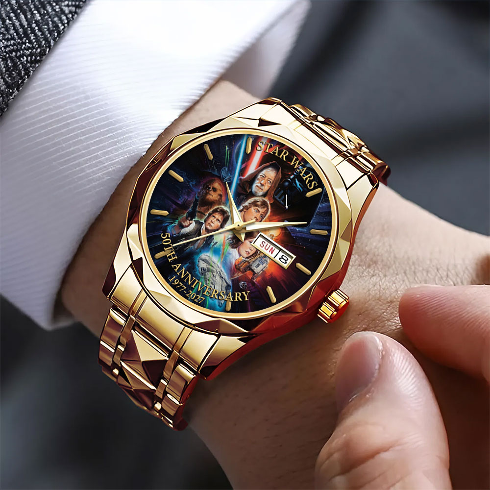 Star Wars 50th Anniversary Alloy Luxury Quartz Watch – TMTHU6520