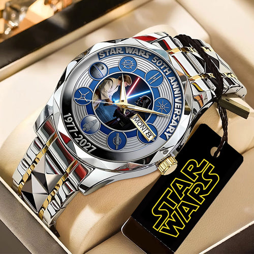Star Wars 50th Anniversary Alloy Luxury Quartz Watch – TANTN21482