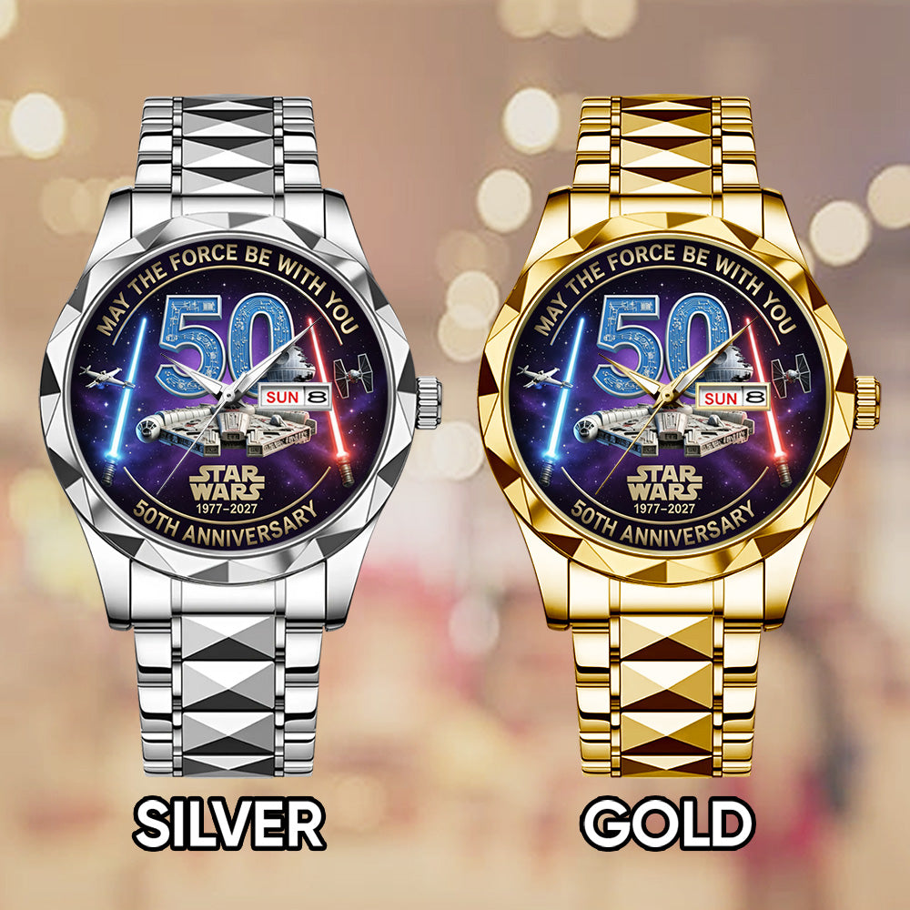 Star Wars 50th Anniversary Alloy Luxury Quartz Watch – TMTHU4340