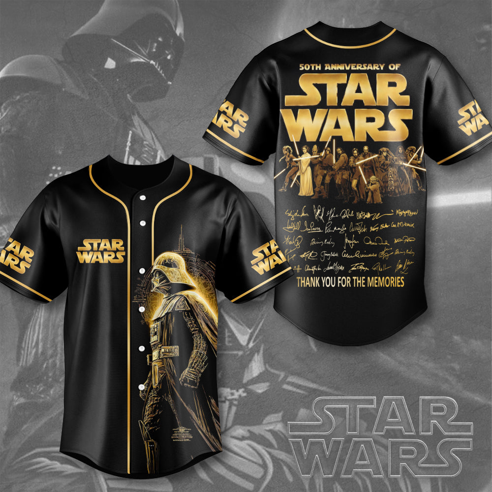 Star Wars 50th Anniversary Baseball Jersey – TMTHU4832