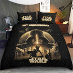 Star Wars 50th Anniversary 3-Piece Duvet Bedding Set – TMTHU6617