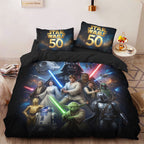 Star Wars 50th Anniversary 3-Piece Duvet Bedding Set – TMTHU7473