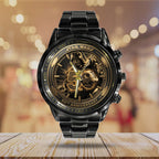 Star Wars 50th Anniversary Black Stainless Steel Watch – TMTHU6603