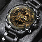 Star Wars 50th Anniversary Black Stainless Steel Watch – TMTHU6603
