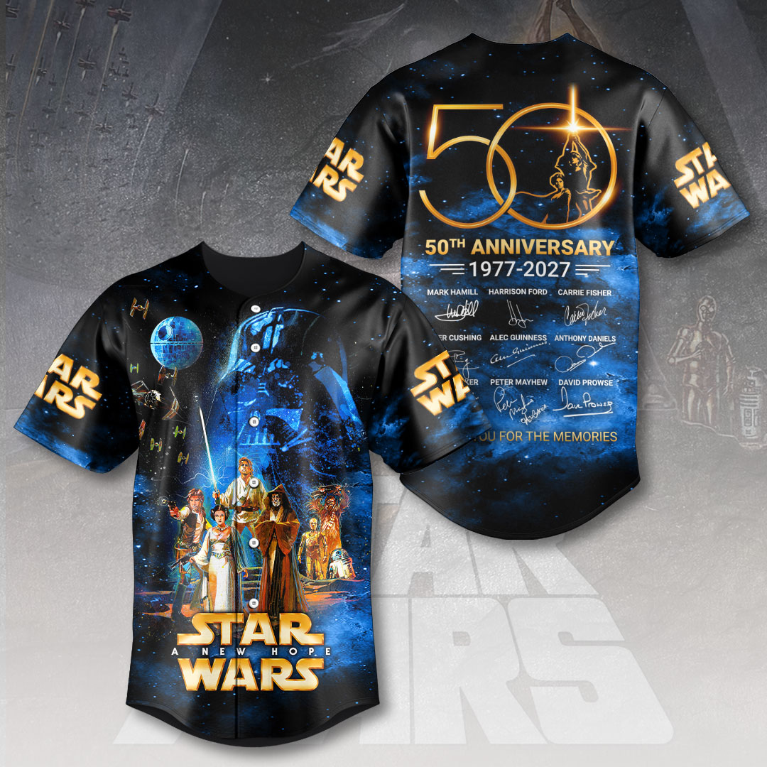 Star Wars 50th Anniversary Baseball Jersey – HOATT15036