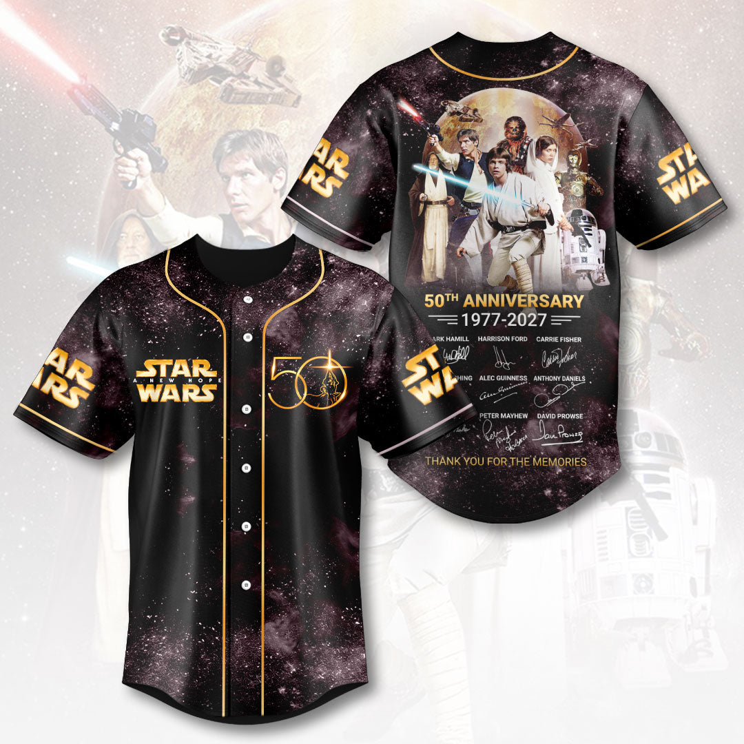 Star Wars 50th Anniversary Baseball Jersey – HOATT16565