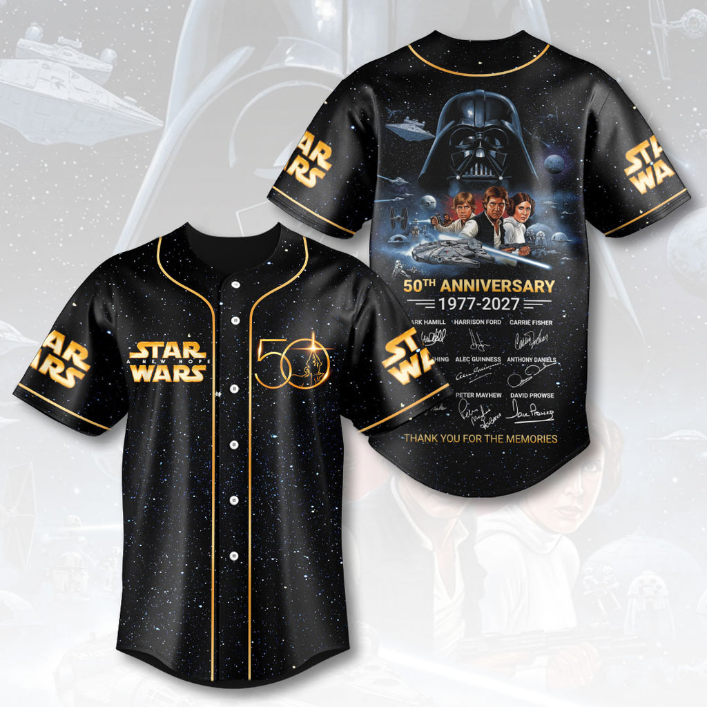 Star Wars 50th Anniversary Baseball Jersey – HOATT16590