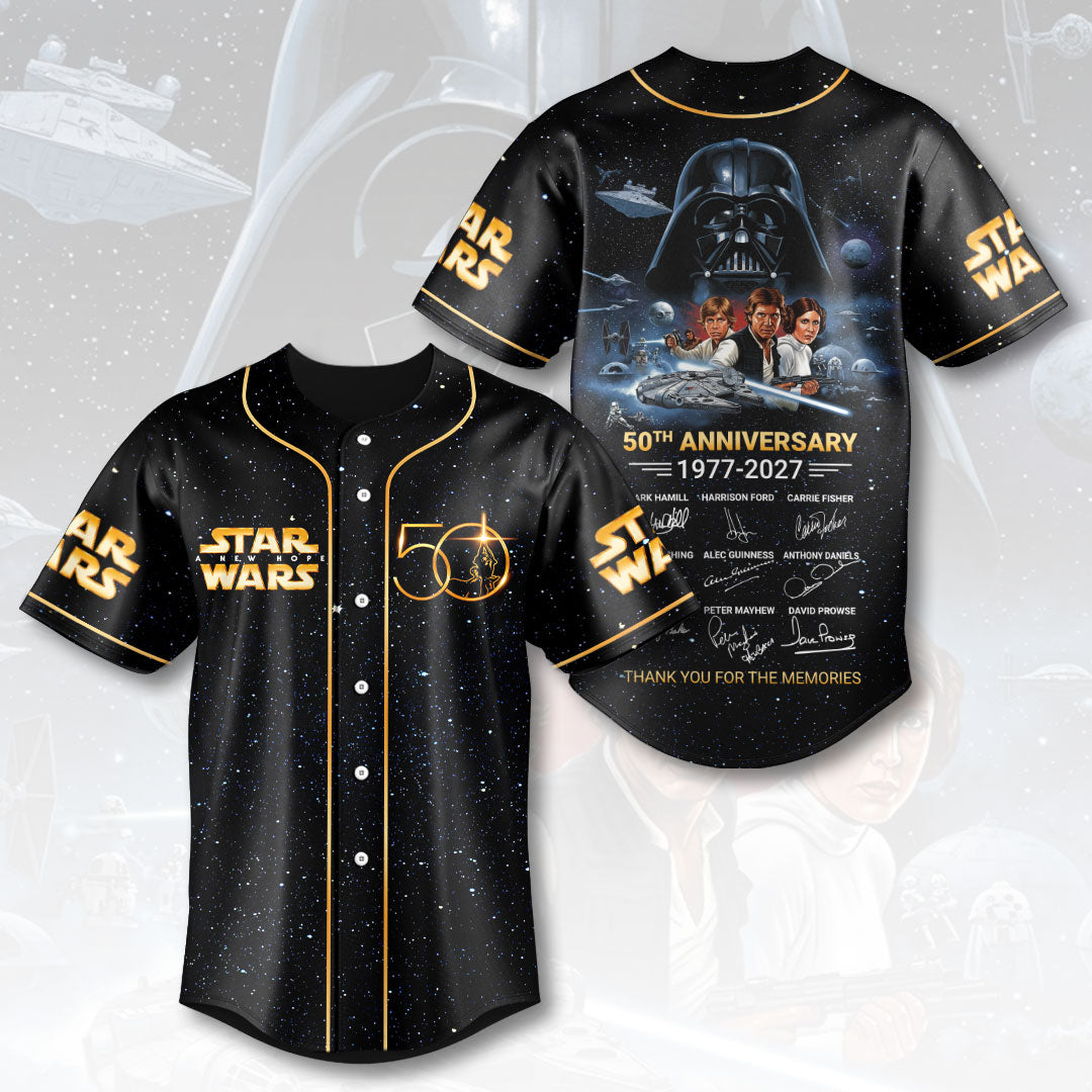 Star Wars 50th Anniversary Baseball Jersey – HOATT16590
