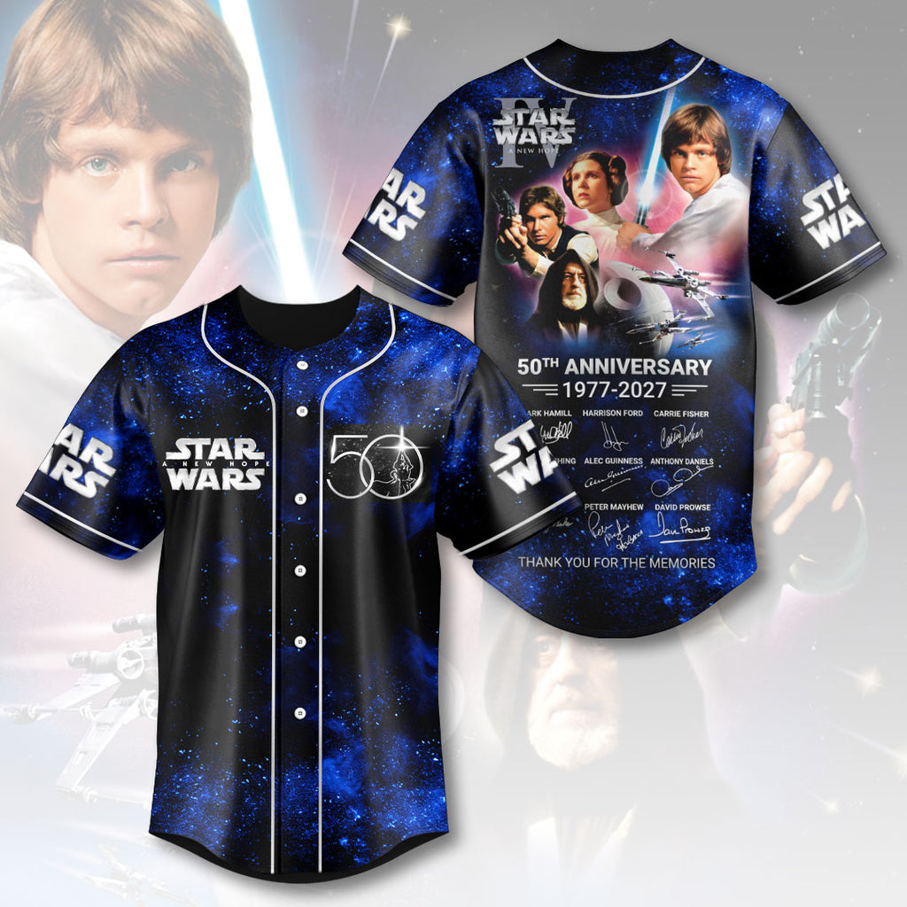Star Wars 50th Anniversary Baseball Jersey – HOATT16591