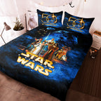 Star Wars 50th Anniversary 3-Piece Duvet Bedding Set – HOATT19459