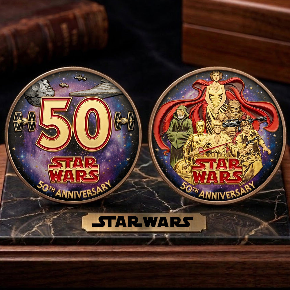 Star Wars 50th Anniversary Commemorative Coin – TMTHU4532
