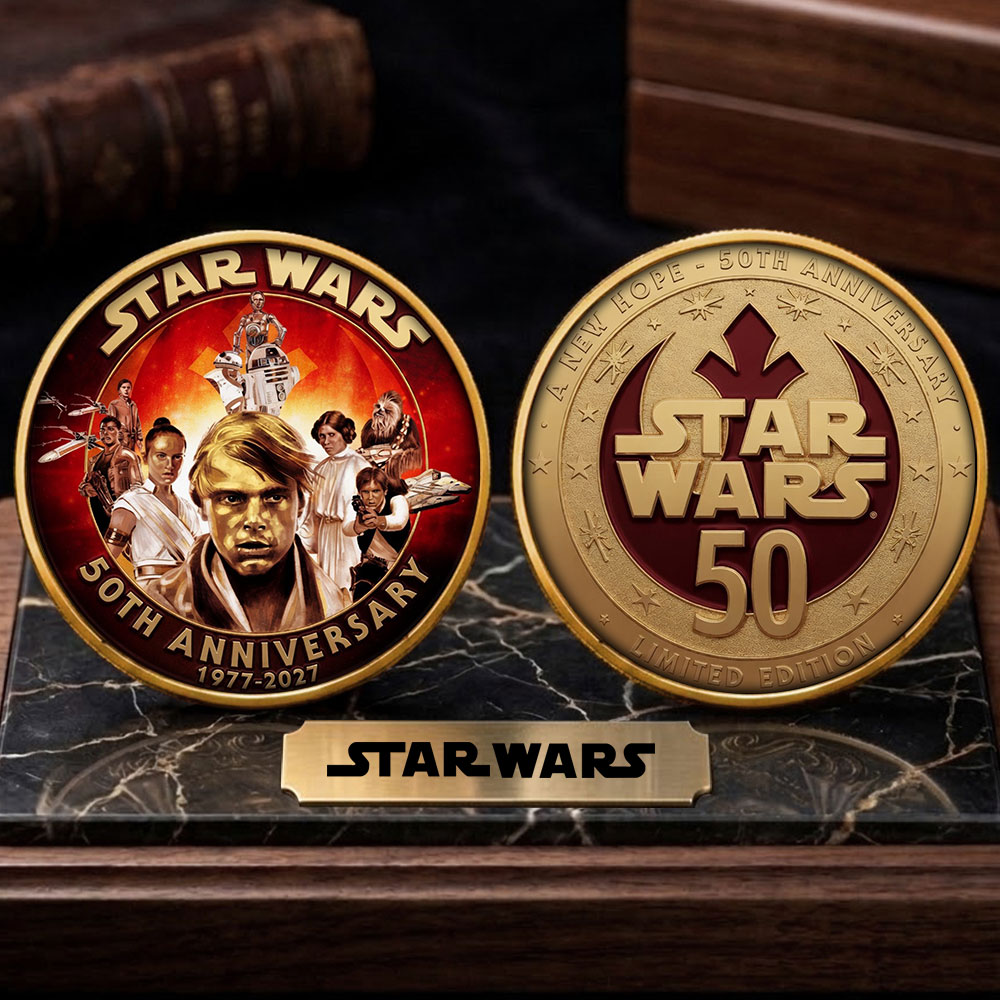 Star Wars 50th Anniversary Commemorative Coin – TMTHU5509