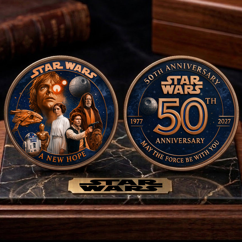 Star Wars 50th Anniversary Commemorative Coin – TMTHU7700