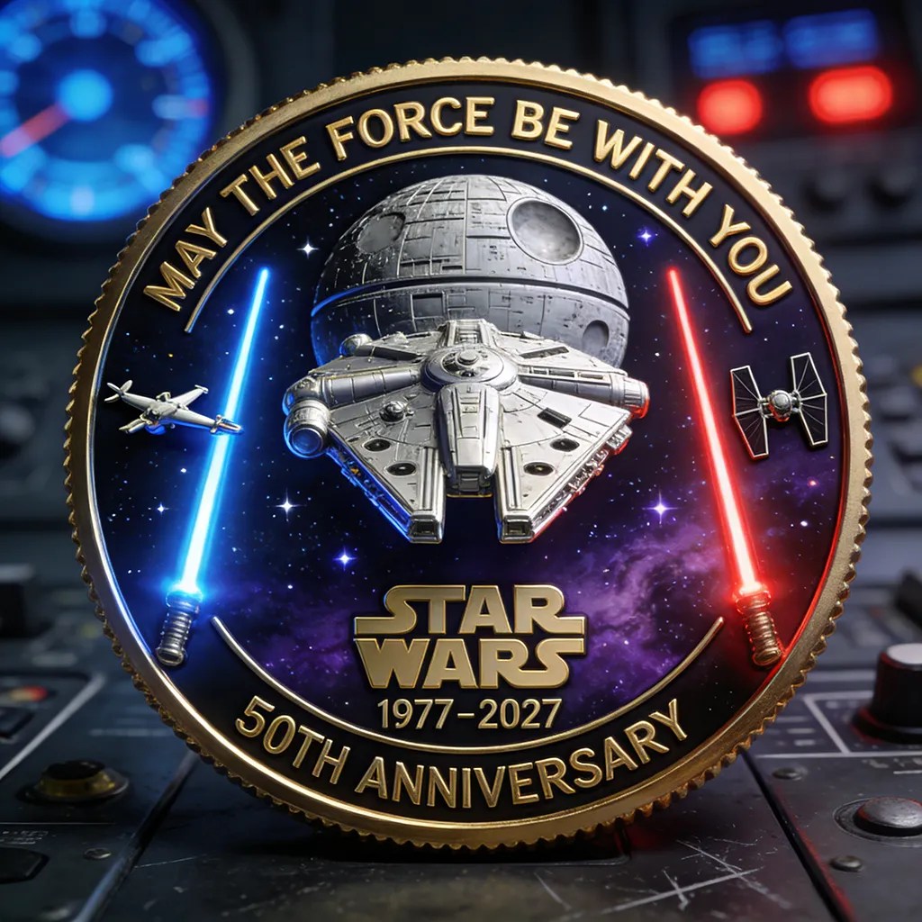 Star Wars 50th Anniversary Commemorative Coin – GNENEW826