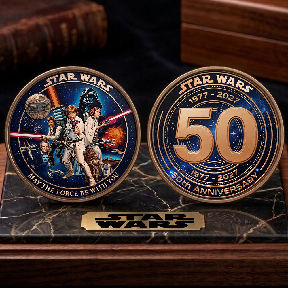 Star Wars 50th Anniversary Commemorative Coin – TMTHU7757