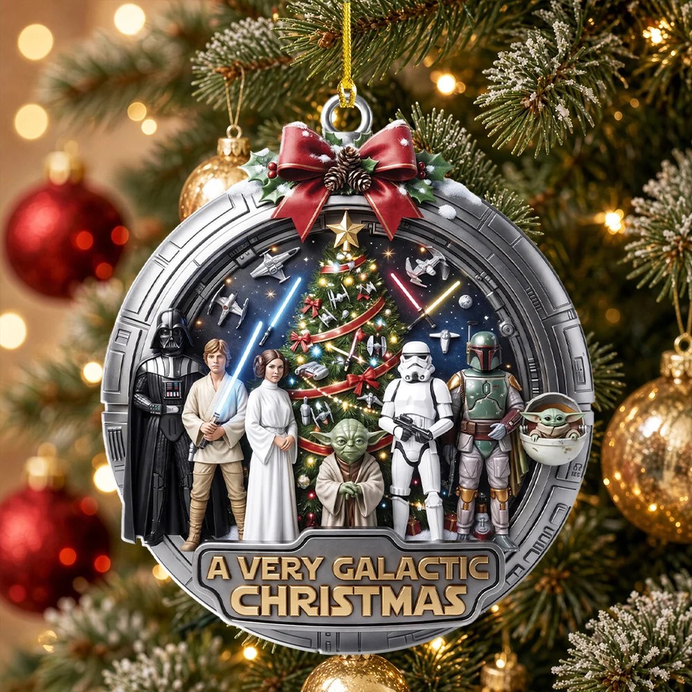 Star Wars 50th Anniversary Custom Shape 2-side Printed Acrylic Ornament – TMTHU9687