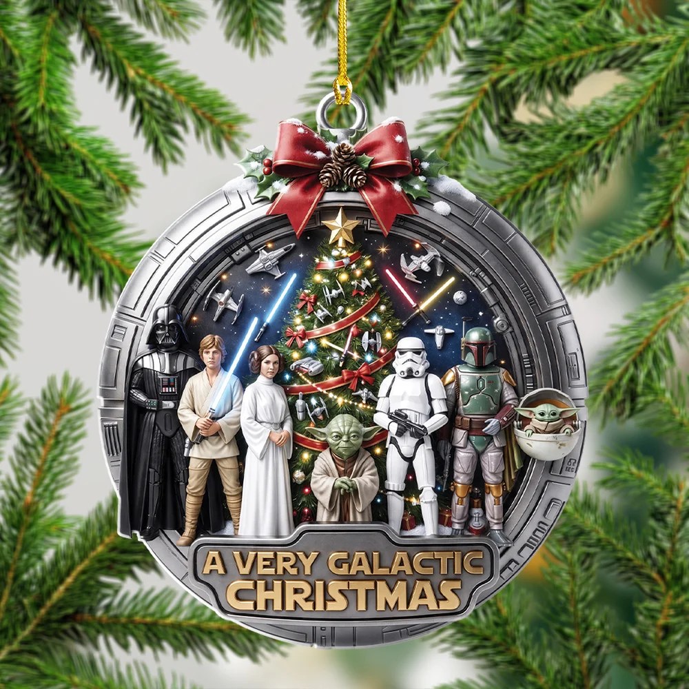 Star Wars 50th Anniversary Custom Shape 2-side Printed Acrylic Ornament – TMTHU9687