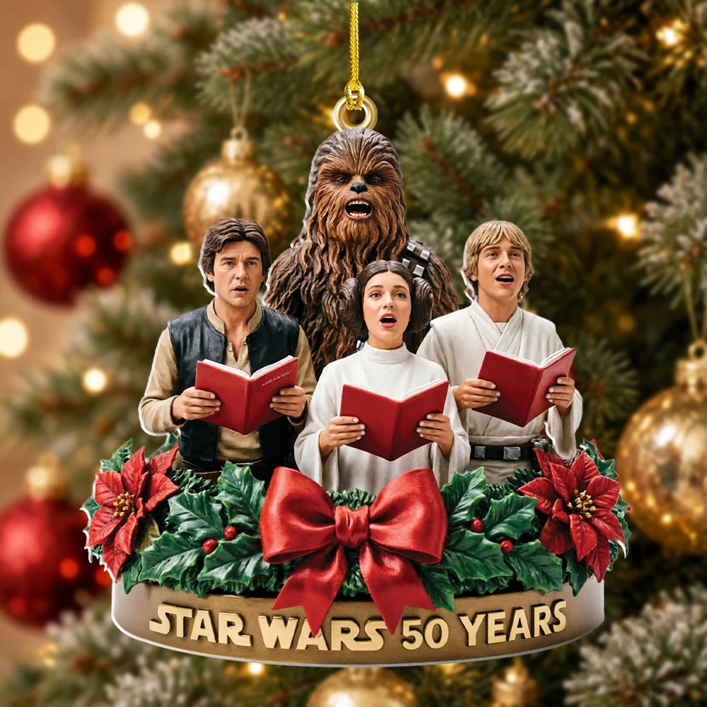 Star Wars 50th Anniversary Custom Shape 2-side Printed Acrylic Ornament – TMTHU9688