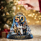 Star Wars 50th Anniversary Custom Shape 2-side Printed Acrylic Ornament – TMTHU9924