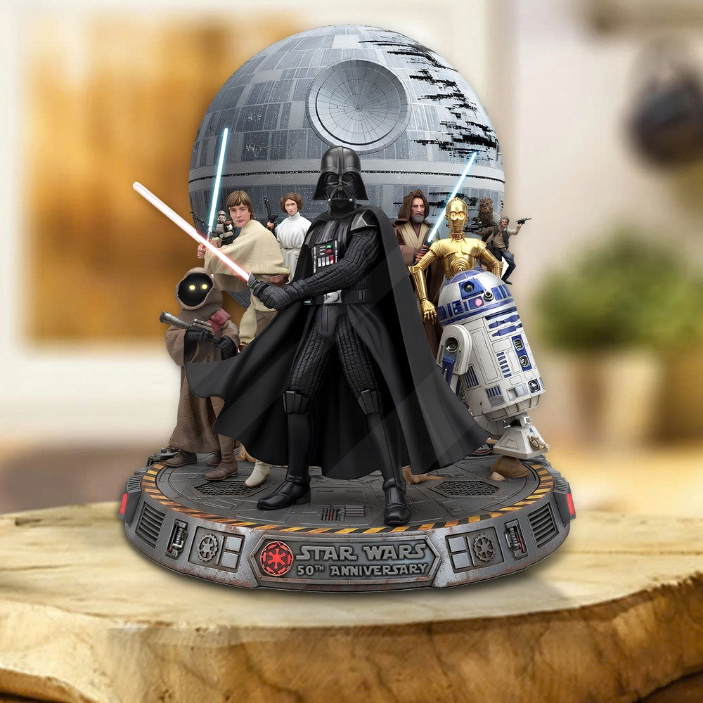 Star Wars 50th Anniversary Custom Shape Acrylic Plaque – TMTHU4536