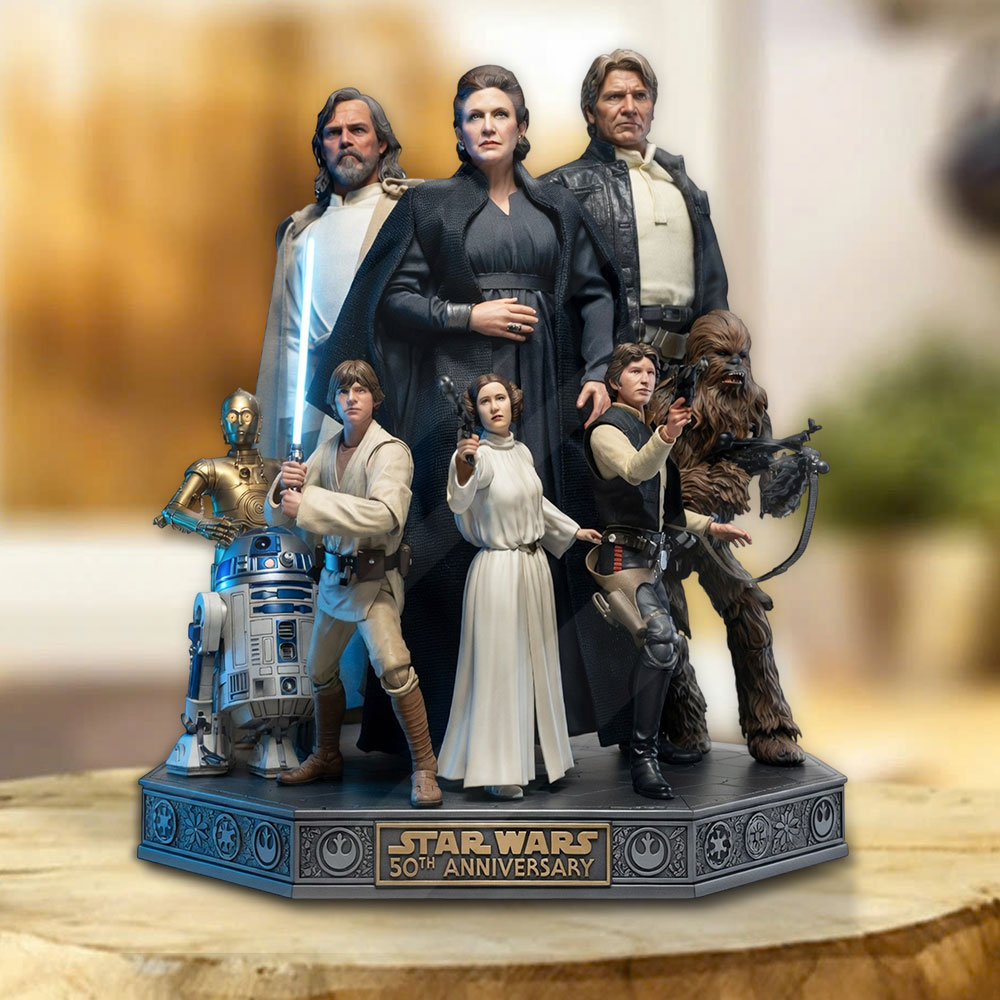 Star Wars 50th Anniversary Custom Shape Acrylic Plaque – TMTHU4684