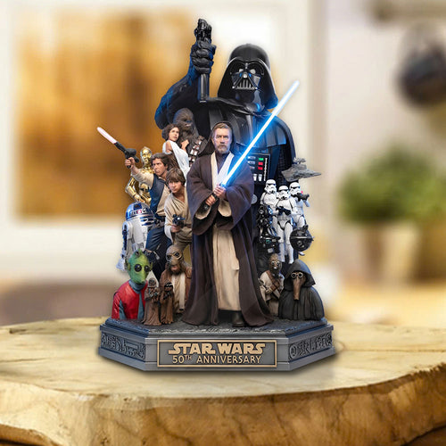 Star Wars 50th Anniversary Custom Shape Acrylic Plaque – TMTHU4685