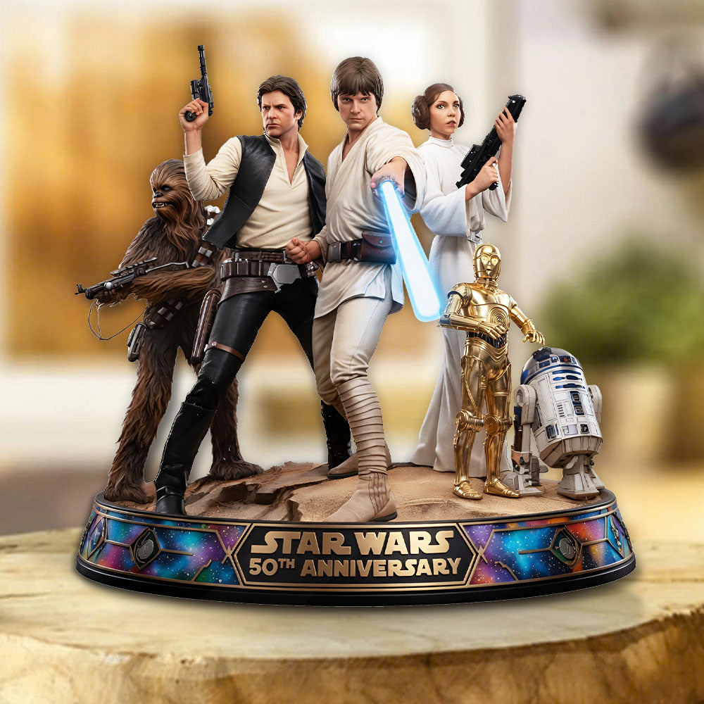 Star Wars 50th Anniversary Custom Shape Acrylic Plaque – TMTHU5070