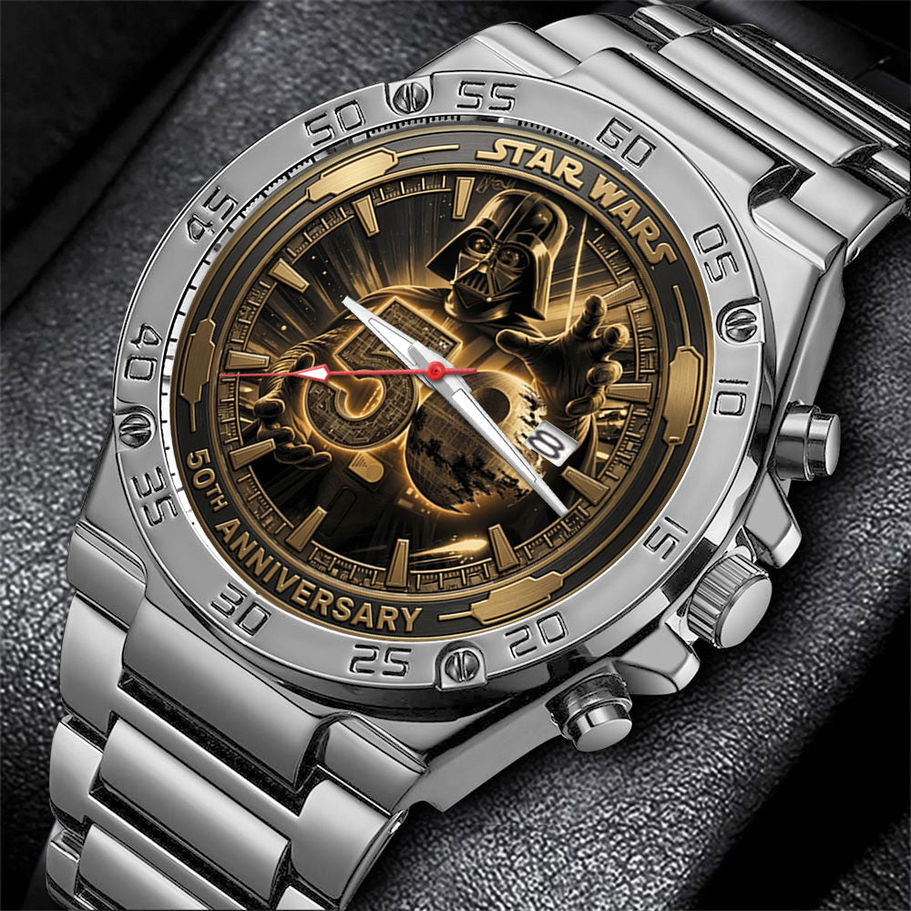 Star Wars 50th Anniversary Gentleman Stainless Steel Watch – TMTHU6667