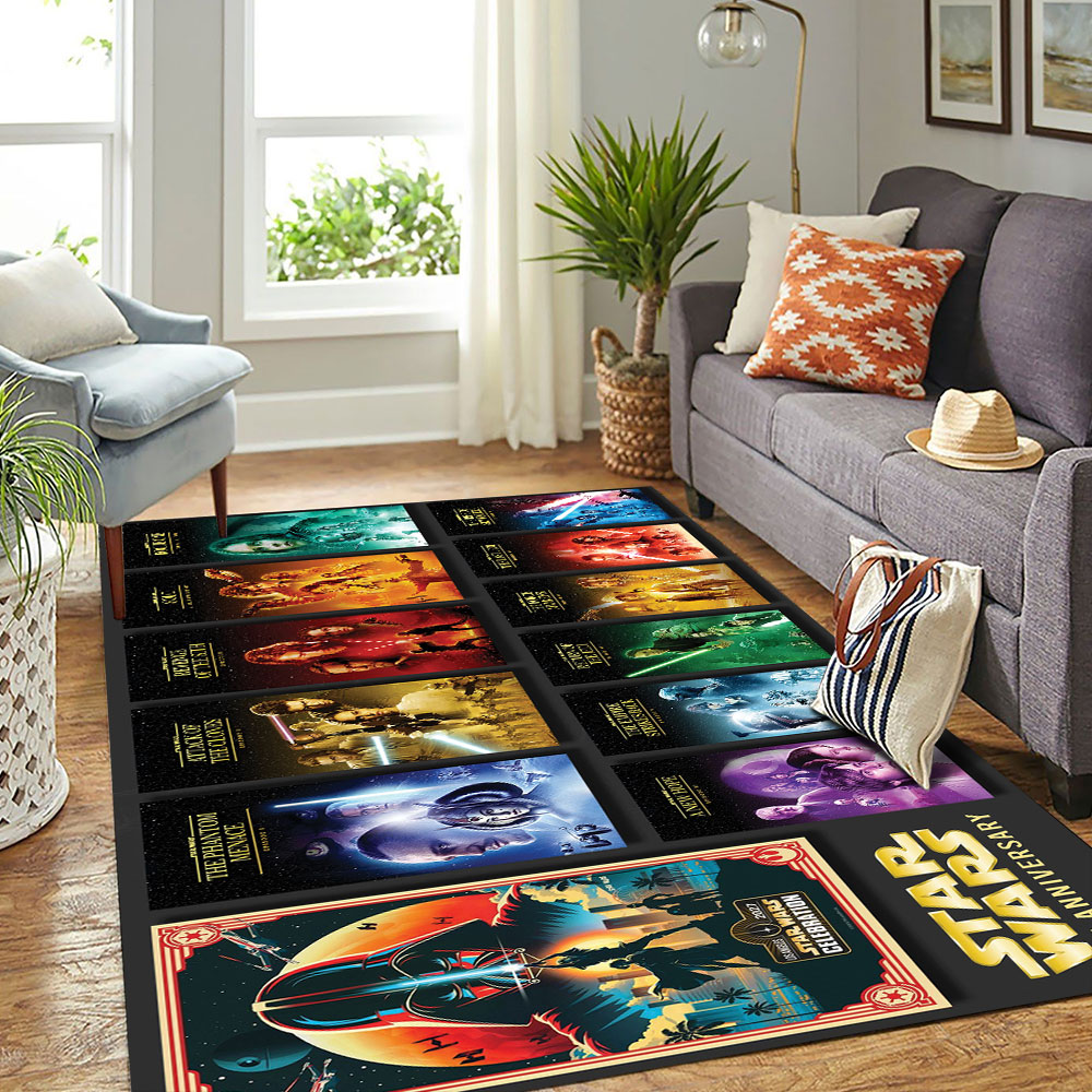Star Wars 50th Anniversary Rectangular Rug – TMTHU7954
