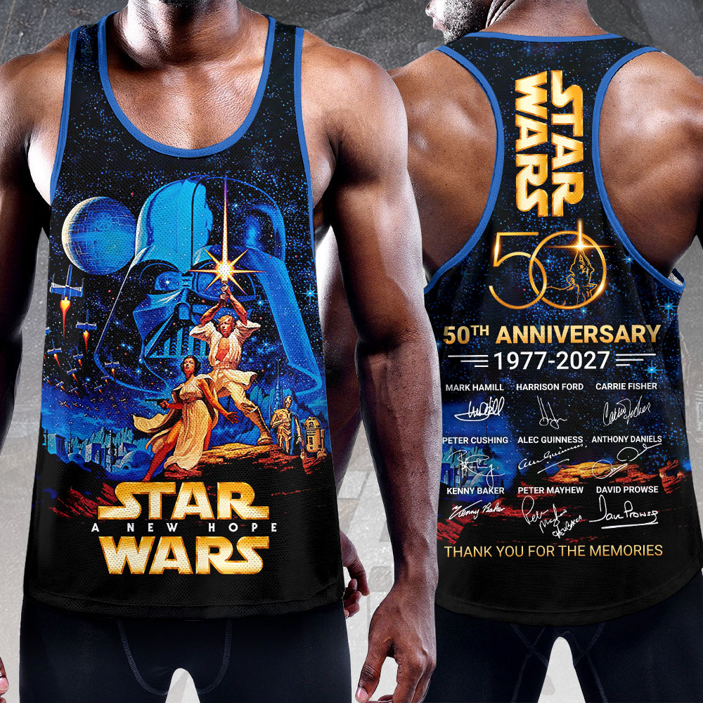 Star Wars 50th Anniversary Y-Back Muscle Tank Top – HOATT16403