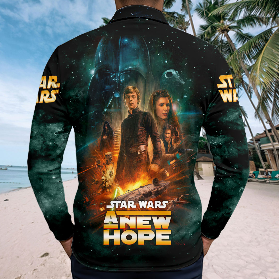 Star Wars 50th Anniversary Zip Polo Shirt – HOATT17287