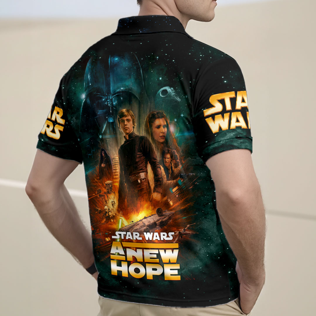 Star Wars 50th Anniversary Zip Polo Shirt – HOATT17287