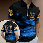 Star Wars 50th Anniversary Zip Polo Shirt – HOATT17545