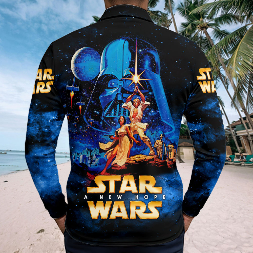 Star Wars 50th Anniversary Zip Polo Shirt – HOATT17741