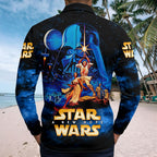 Star Wars 50th Anniversary Zip Polo Shirt – HOATT17741