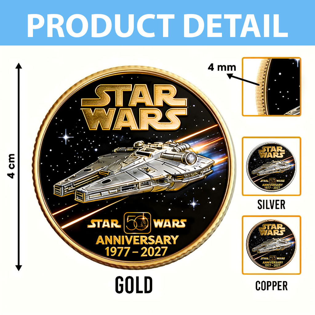 Star Wars 50th Anniversary Commemorative Coin – HOATT16716