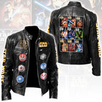 Star Wars 50th Anniversary Motorcycle Leather Jacket – HOATT16456
