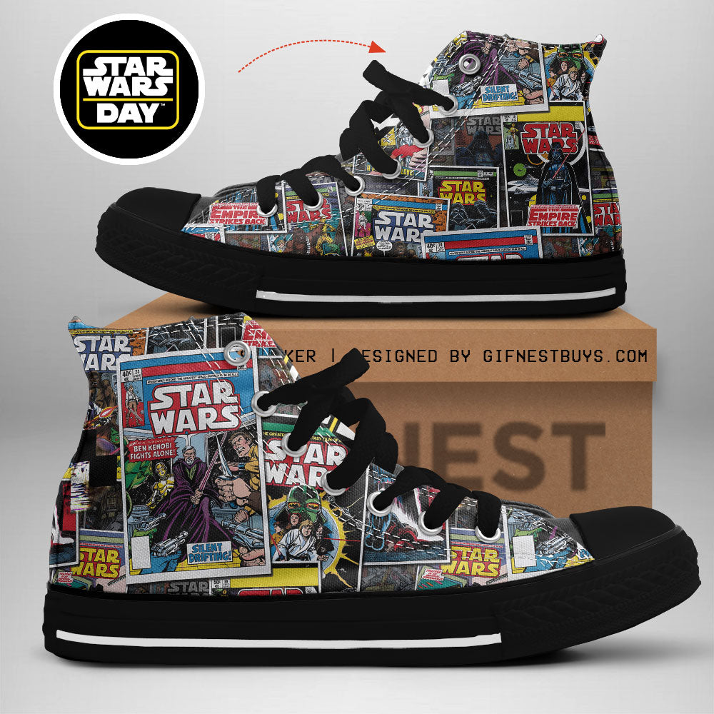 Star Wars High Top Canvas Shoes – TANTN 5967