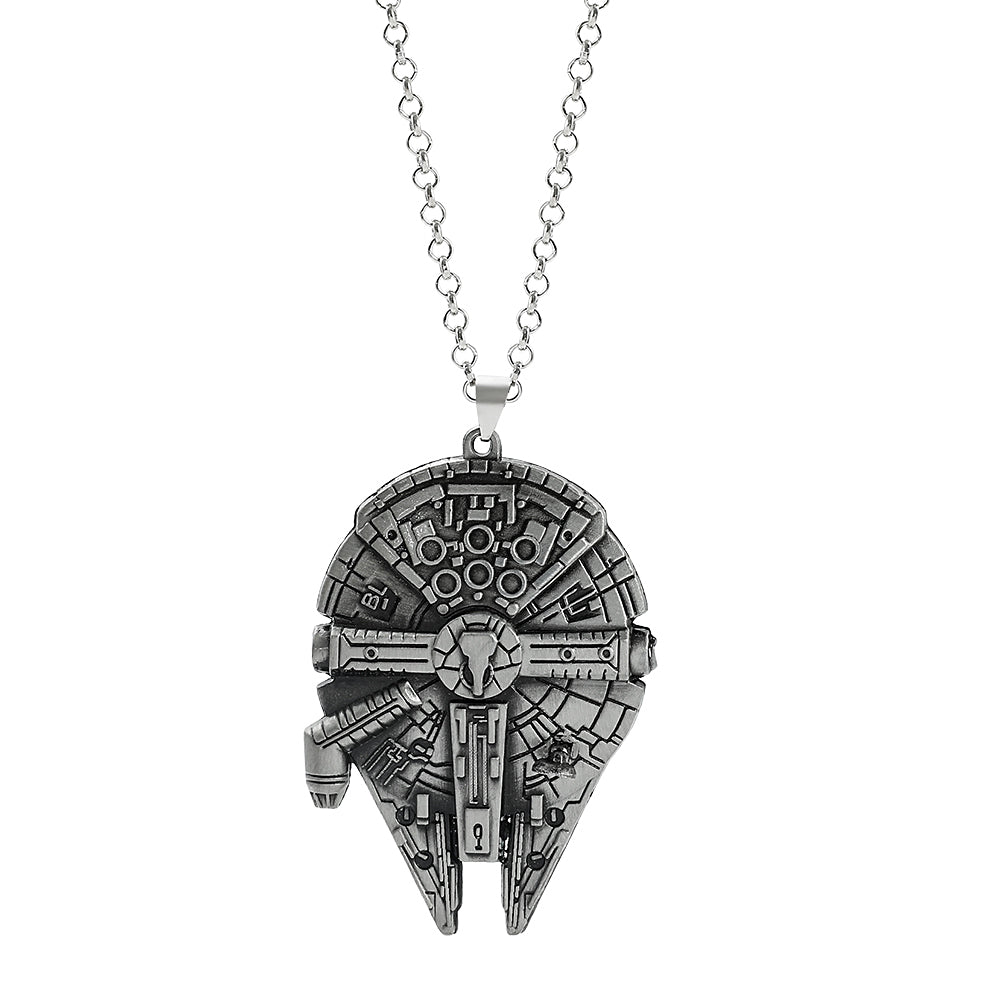 Star Wars Millennium Falcon Spaceship Pendant Necklace – MAITMDROP144