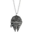 Star Wars Millennium Falcon Spaceship Pendant Necklace – MAITMDROP144