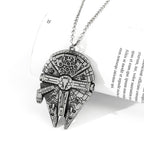 Star Wars Millennium Falcon Spaceship Pendant Necklace – MAITMDROP144