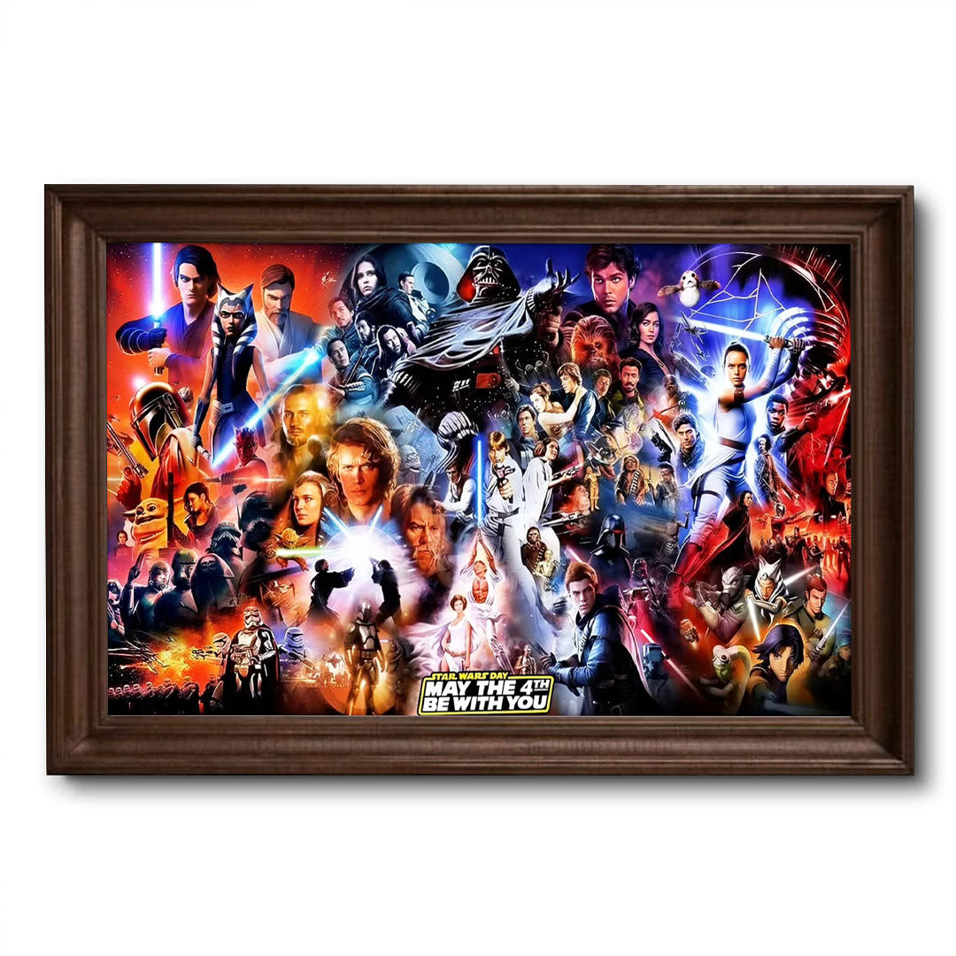 Star Wars Rectangle Canvas With Inner Frame – TMTHU6190