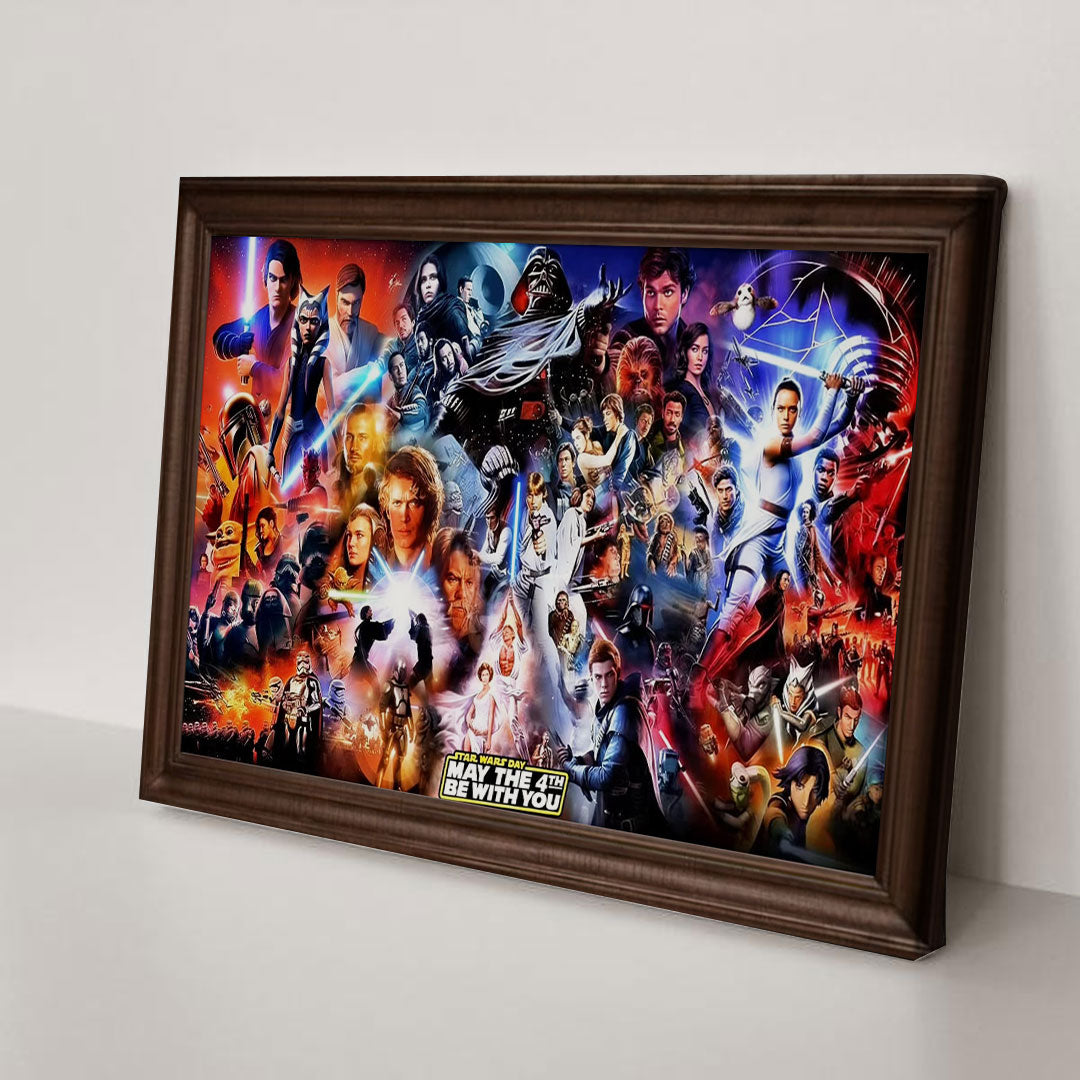 Star Wars Rectangle Canvas With Inner Frame – TMTHU6190