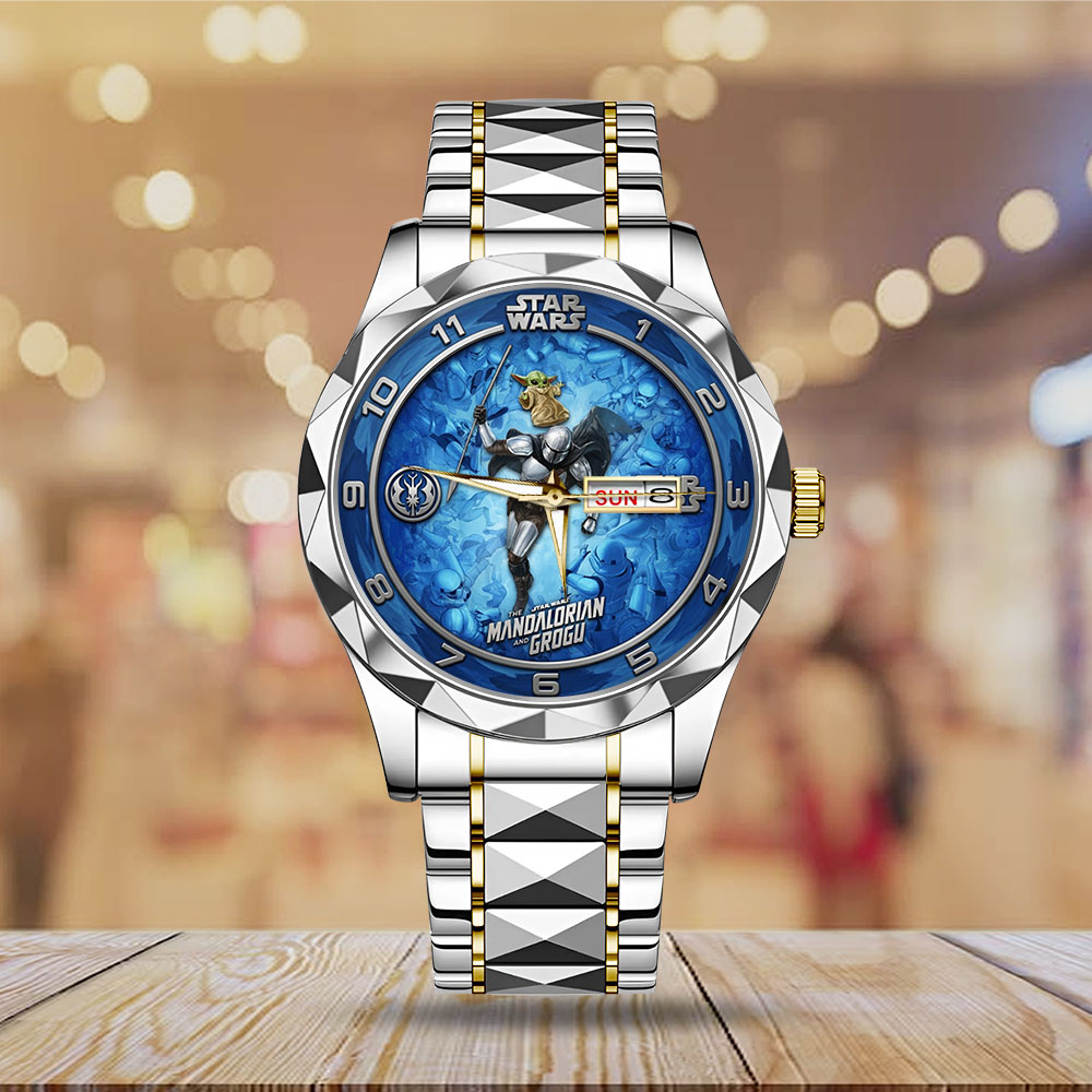 Star Wars: The Mandalorian and Grogu Alloy Luxury Quartz Watch – TMTHU6720