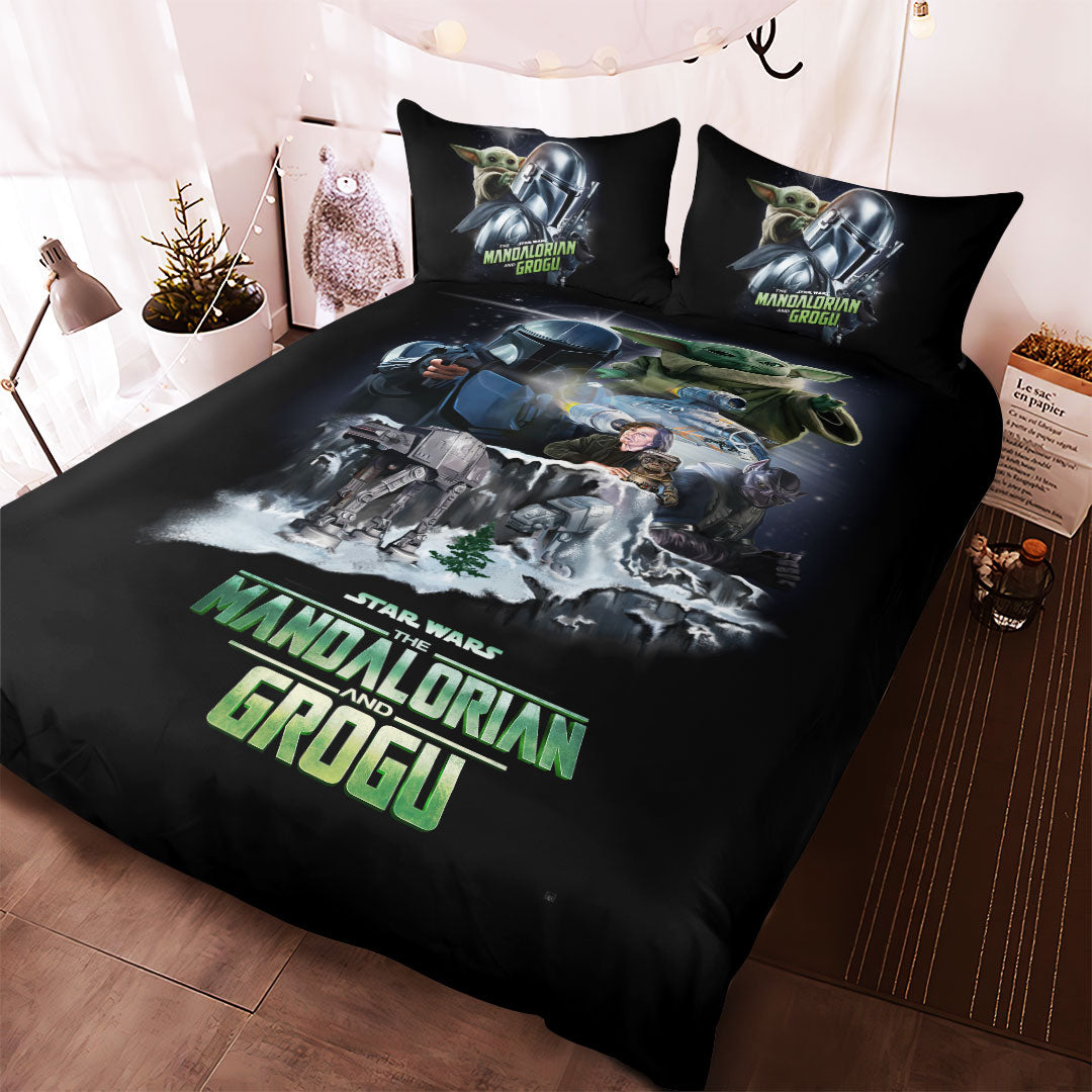 Star Wars: The Mandalorian and Grogu 3-Piece Duvet Bedding Set – HOATT19460