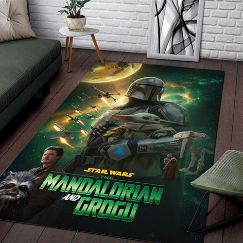 Star Wars: The Mandalorian and Grogu Rectangular Rug – TMTHU6951