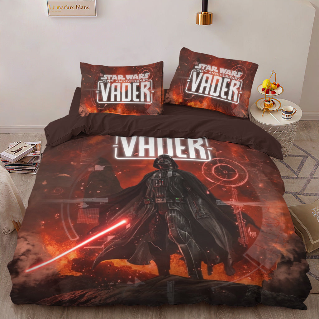 Star Wars x Darth Vader 50th Anniversary 2027 3-Piece Duvet Bedding Set – TMTHU6017