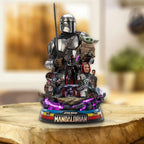 Star Wars x Mandalorian Custom Shape Acrylic Plaque – TMTHU6076