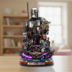 Star Wars x Mandalorian Custom Shape Acrylic Plaque – TMTHU6076