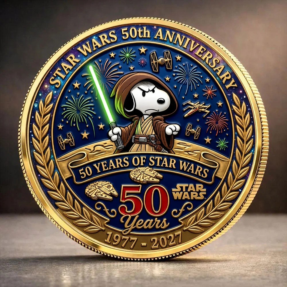 Star Wars x Snoopy 50th Anniversary Commemorative Coin – TANTN25001